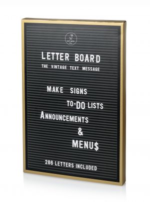 April & The Bear Letter Board