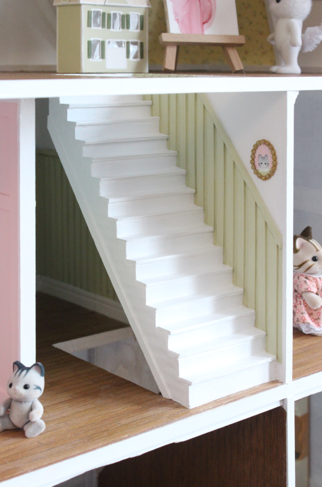 Lower Town Dollhouse stairs